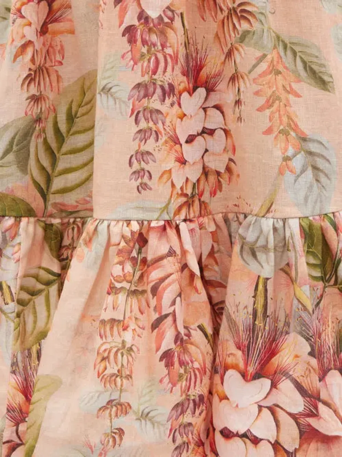 Zimmermann Candescent Plunge Neck Mini Print Size 0 - Image 3