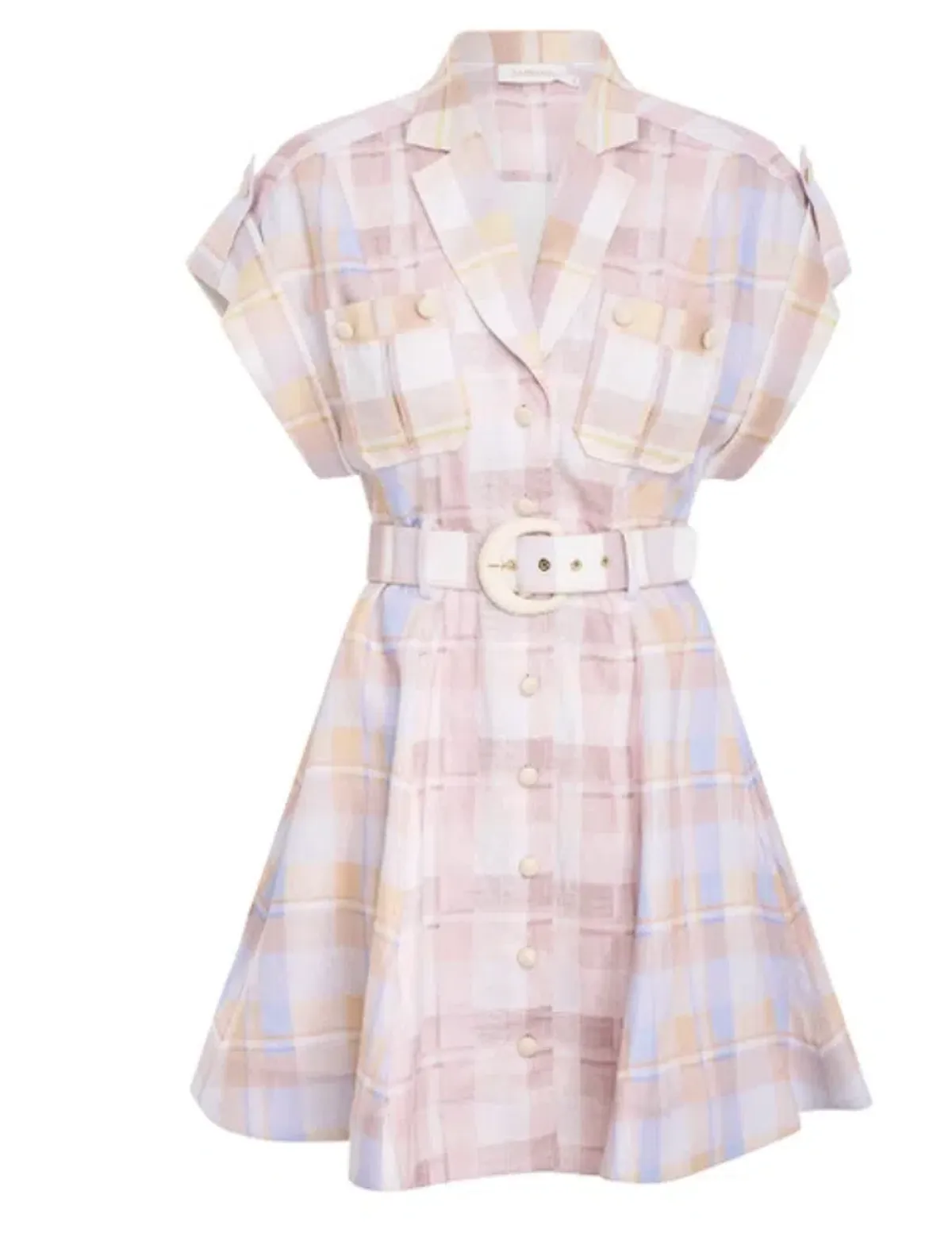 Zimmermann Dancer Spliced Mini Dress Print Size 1 / Au 10 - Image 3