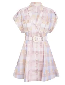 Zimmermann Dancer Spliced Mini Dress Print Size 1 / Au 10 for rent on The Volte - image 3