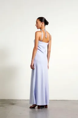 Wynnn Hamlyn Beaded Slip Dress Powder Blue Size 10 for rent on The Volte - image 2