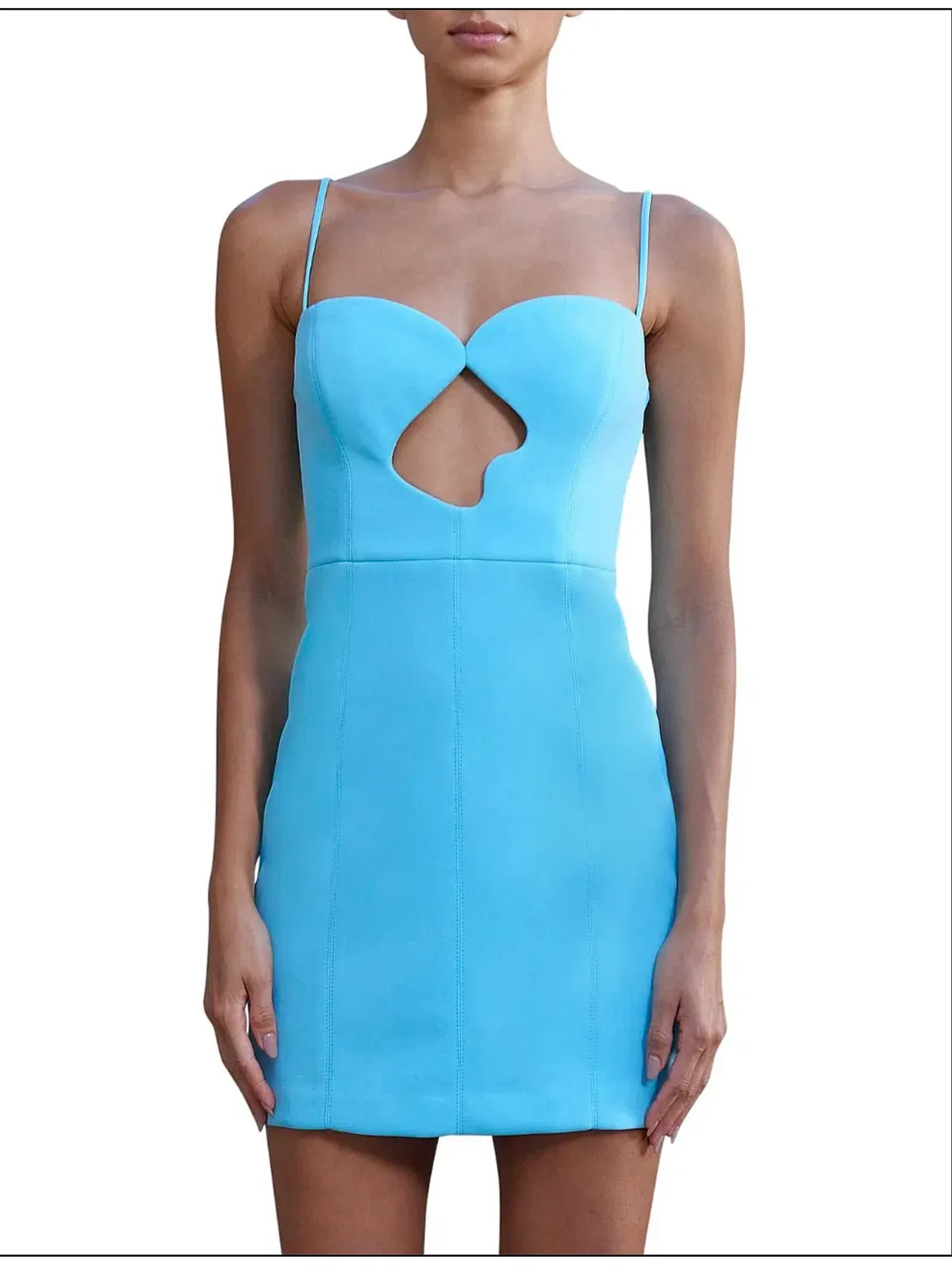 Misha Brixton Mini Dress Blue Size 6 - Image 3