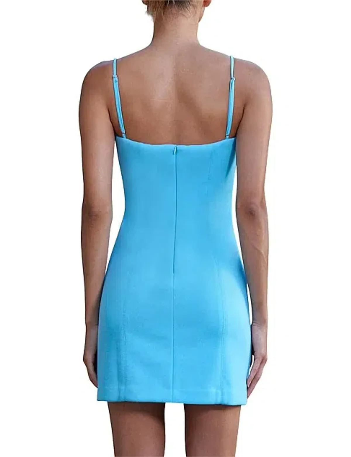 Misha Brixton Mini Dress Blue Size 6 - Image 2