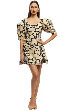 Ellery Deliberate Distance Cone Dress Print Size 10  for rent on The Volte - image 1