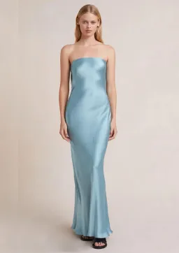 Bec & Bridge Moon Dance Strapless Dress in Sea Spray Blue Size 12 for rent on The Volte - image 6
