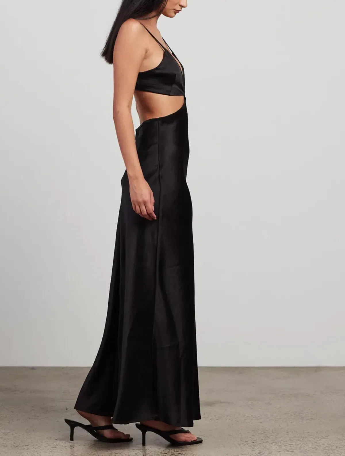 Bec & Bridge Veronique Cut Out Maxi Dress - Black - Size 8 - Image 6