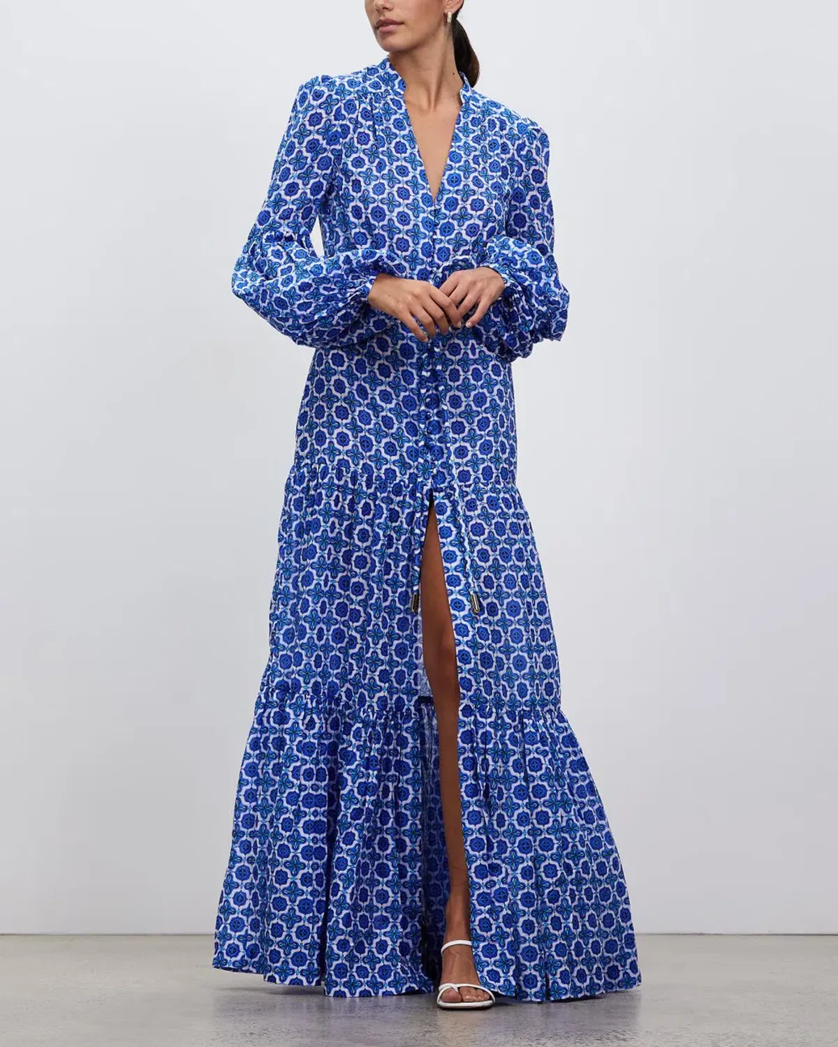 Rebecca Vallance Santorini Kaftan Print Size 10 - Image 1