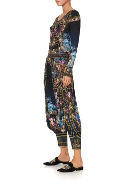 Camilla Jersey Drape Pant Fields of Treasure Print Size S / AU 8 for rent on The Volte - image 3