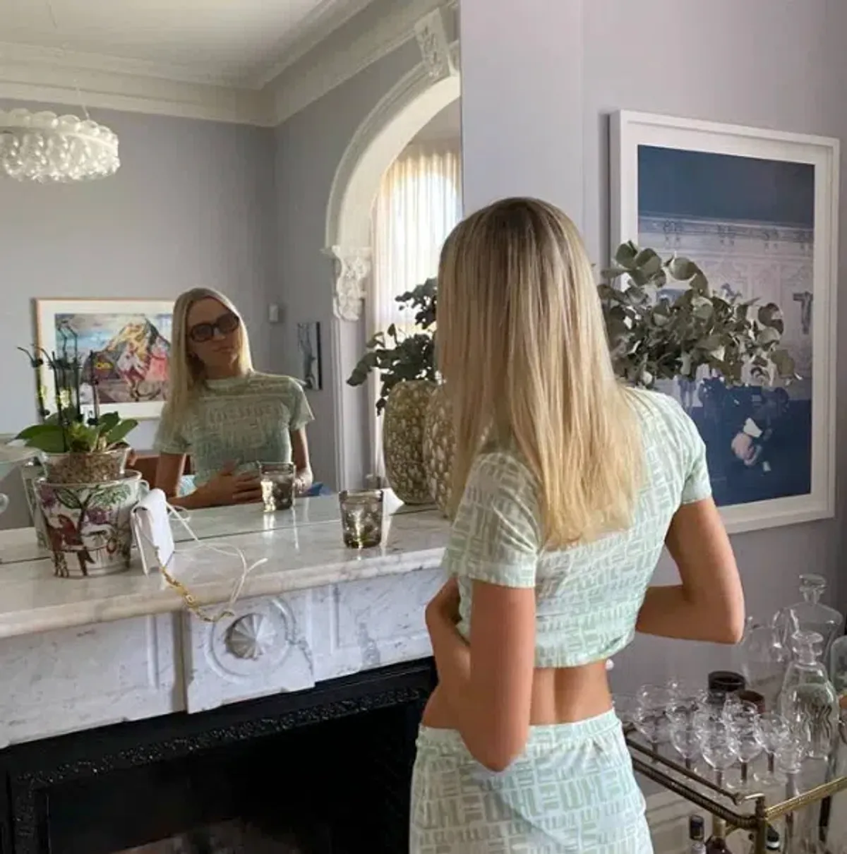 With Harper Lu Monogram Set Green Size XS - Image 4