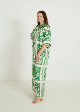 Alemais Lucille Lounge Shirt and Pants Set Print Size AU 6 for rent on The Volte - image 2