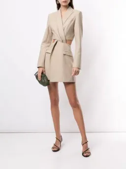 Anna Quan Chiara Dress Beige Size 8 for rent on The Volte - image 1