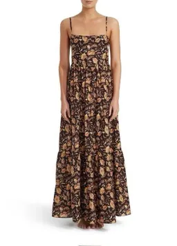 Matteau Tiered Low Back Sundress Print Size 1 for rent on The Volte - image 2