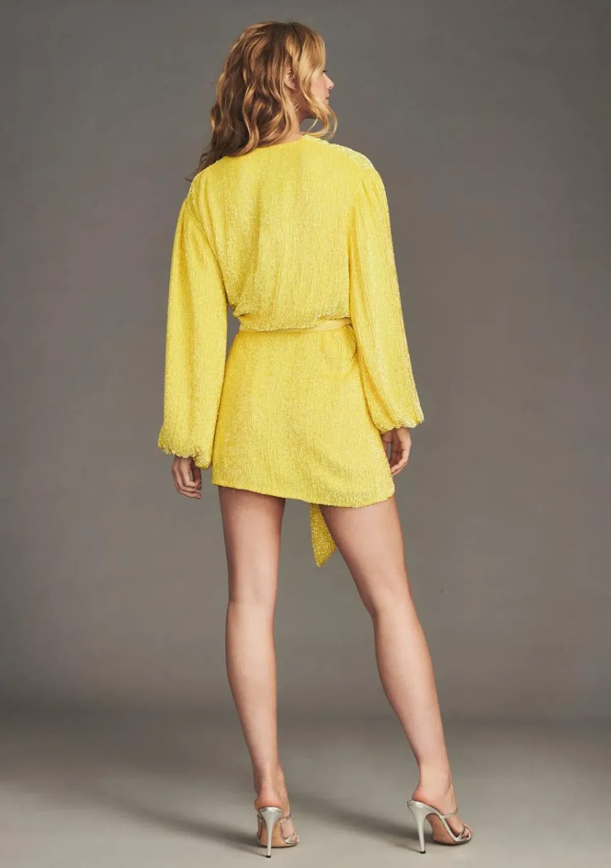 Retrofete Gabriella Robe Lemonade Yellow Size 8  - Image 4