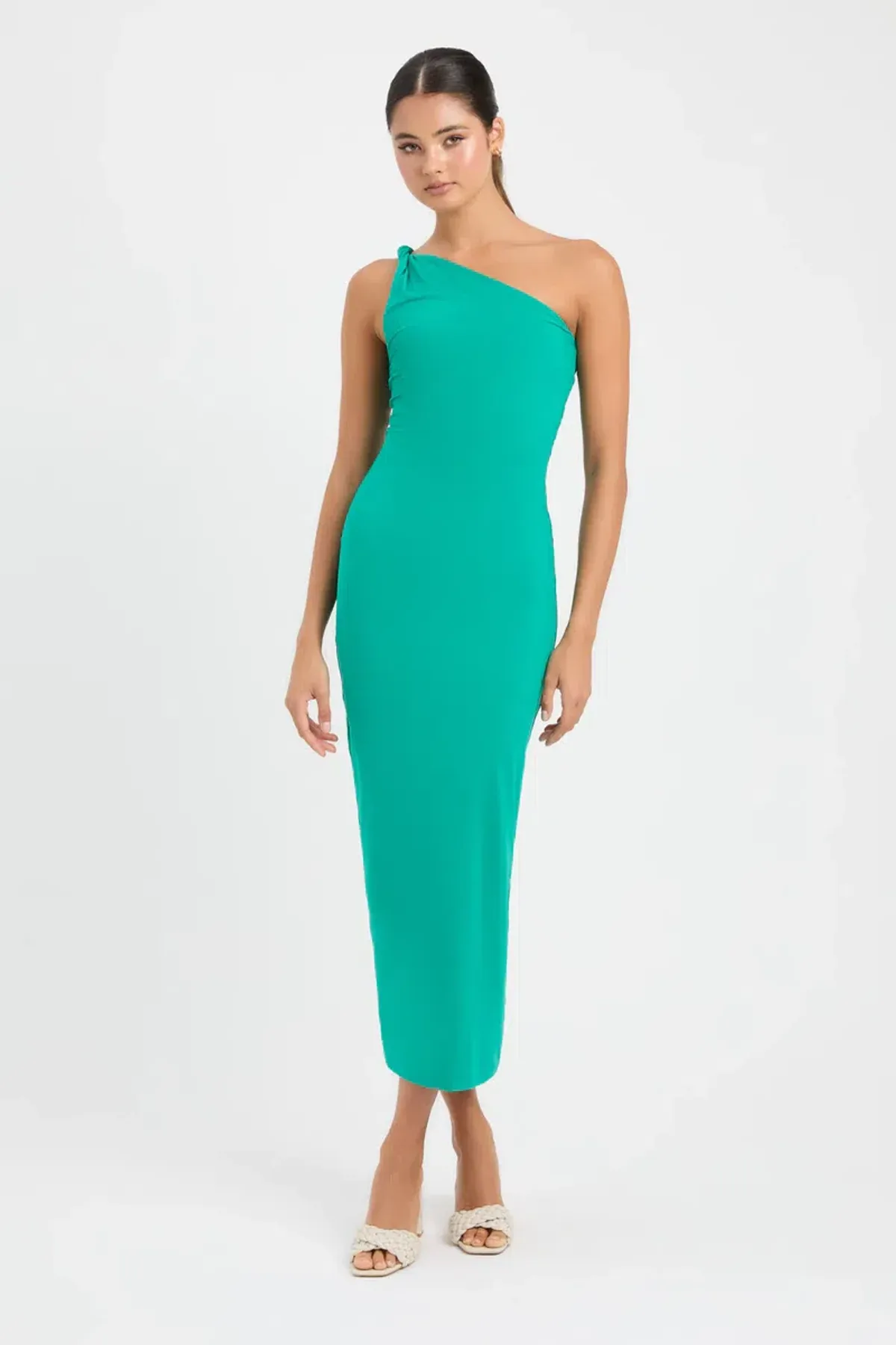Kookai Bambi Midi Dress Green Size 10  - Image 1