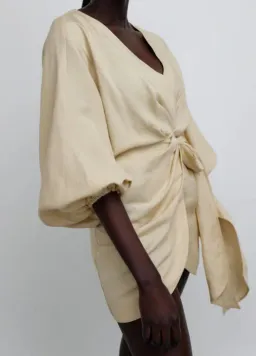 Significant Other Kenna Dress Beige Size 14 for rent on The Volte - image 3