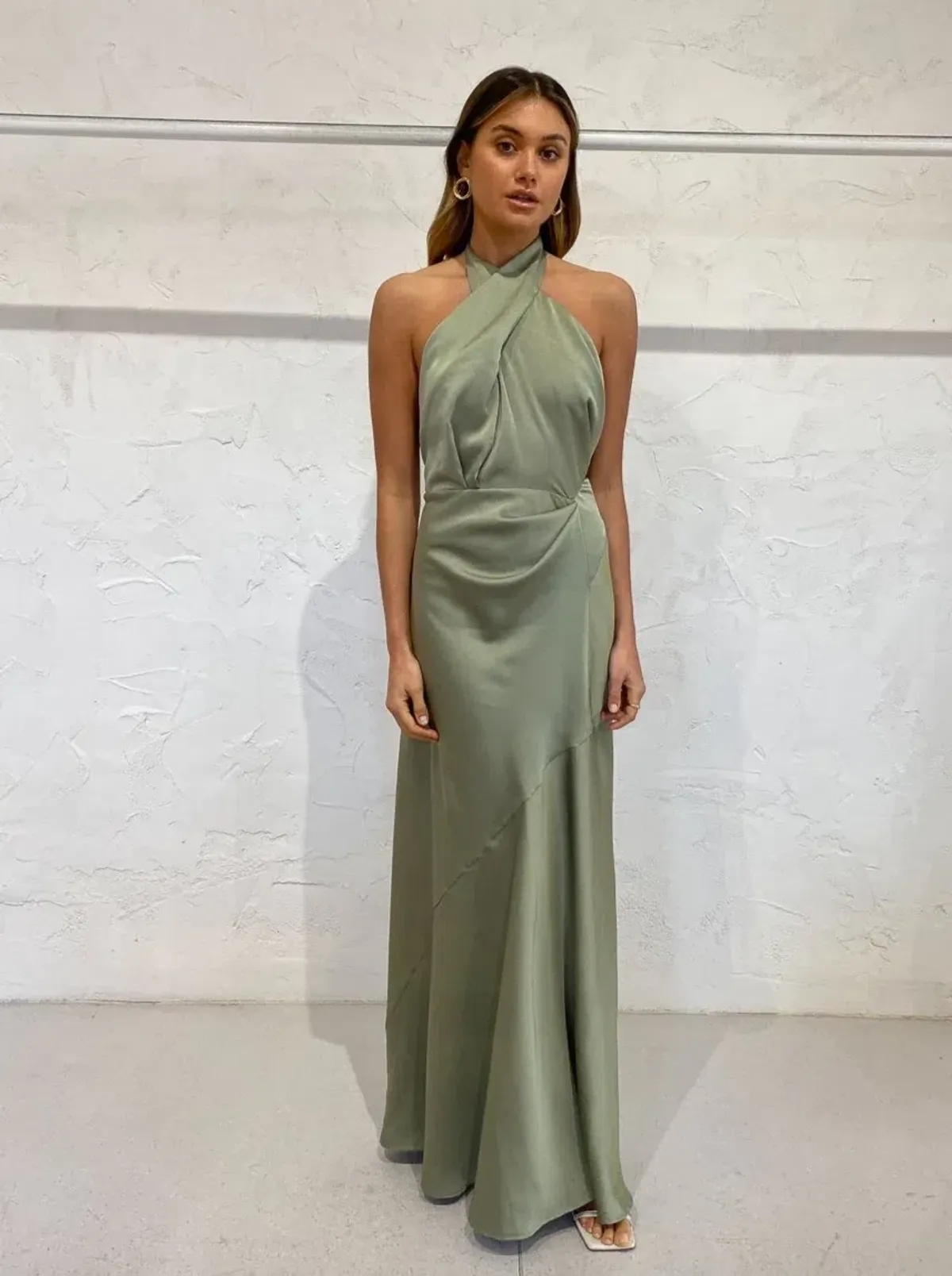 One Fell Swoop Zion Maxi Dress in Serpent Green Size 6  - Image 3