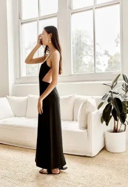 Christopher Esber Redux Dress Black Size 8  for rent on The Volte - image 3