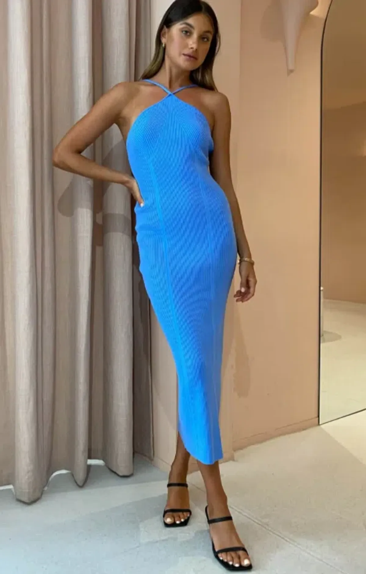 ANNA QUAN KEELEY DRESS IN IRIS - Image 1