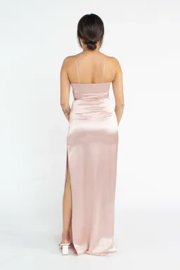 Natalie Rolt Scarlett Gown Dusty Pink Size 0 / AU 6 for rent on The Volte - image 4