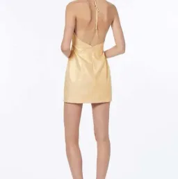 Manning Cartell  Beyond Codes Mini Dress Gold Size 6 for rent on The Volte - image 2