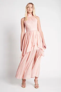 Aje Bungalow Sienna Dress Blush Size 10 for rent on The Volte - image 1