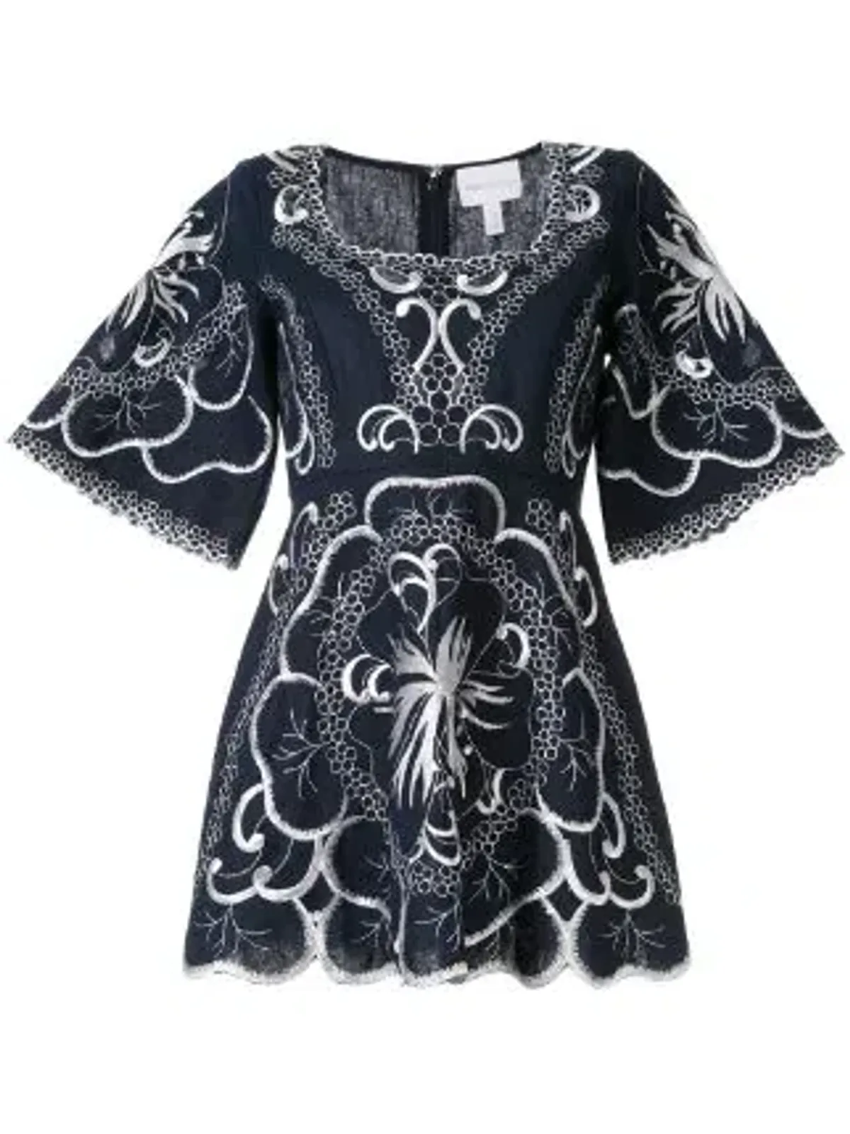 Alice McCall Dissolving Hearts Mini Dress Navy Size 10 - Image 3