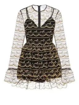 Alice McCall Satellite Long Sleeve Dress Black Size 10 for rent on The Volte - image 3