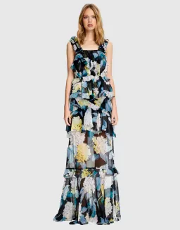 Alice McCall Wild Gown Floral Print Size 10 for rent on The Volte - image 1