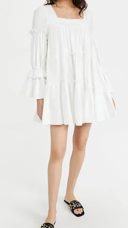 Aje L’espirit Mini Dress White Size 10 for rent on The Volte - image 7