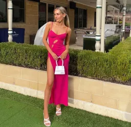 Arcina Ori Darci Dress Pink Size 6 for rent on The Volte - image 1