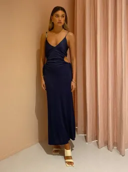 Manning Cartell Tuning In Chain Dress Navy Size 10 for rent on The Volte - image 3