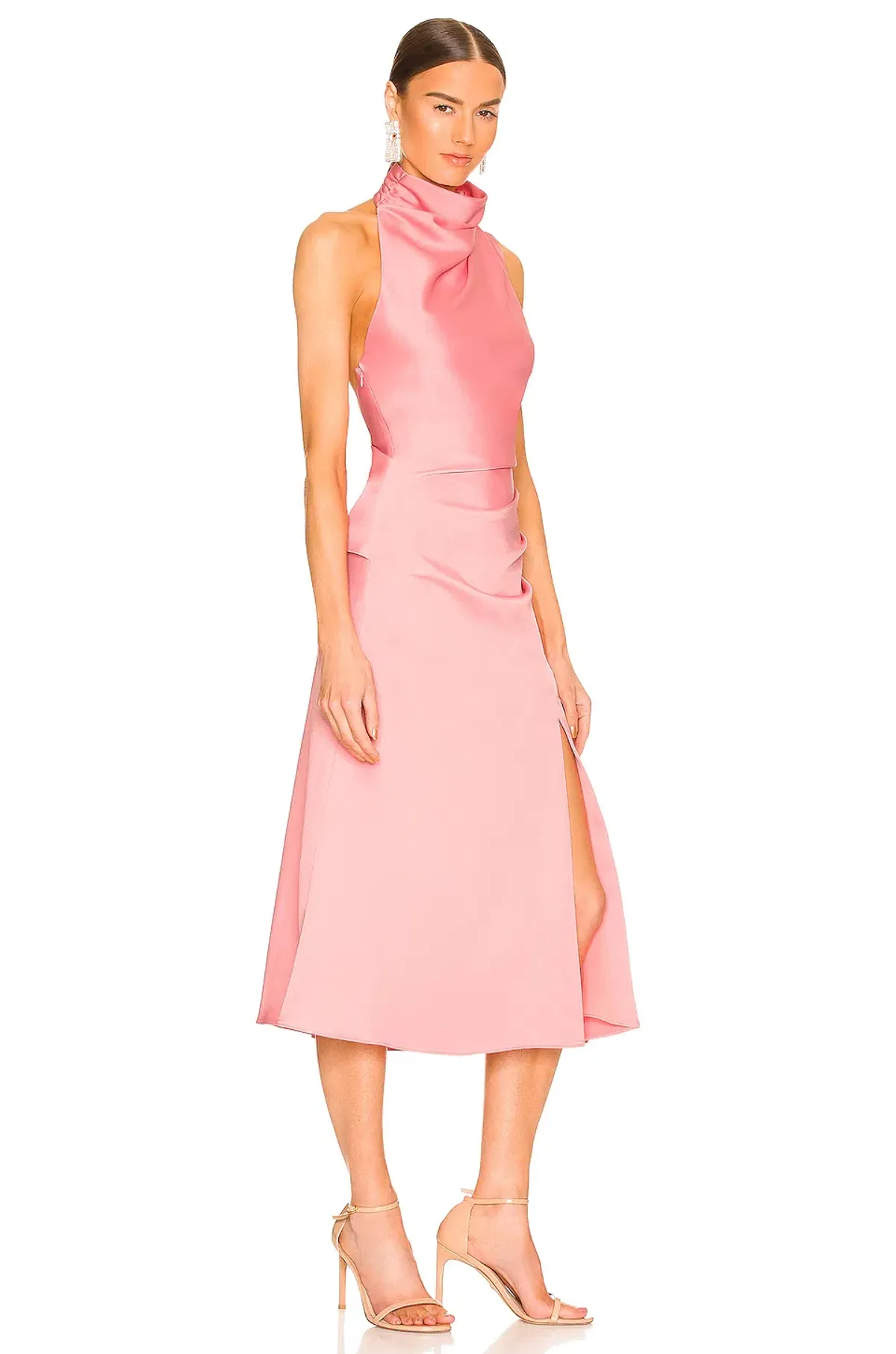 MISHA Robia Midi Dress Pink Size 6/XS  - Image 6