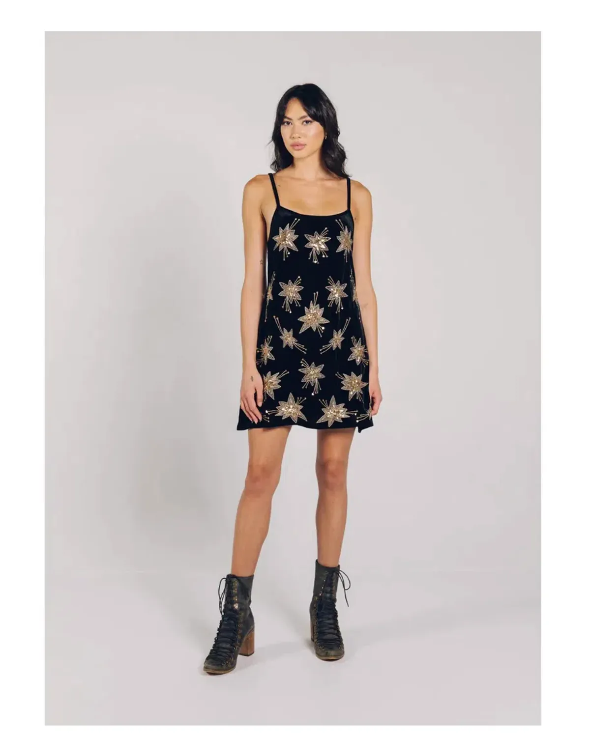 Lenni Malu Dress Sequin Size L - Image 1