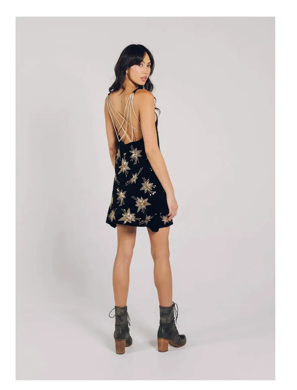 Lenni Malu Dress Sequin Size L - Image 4