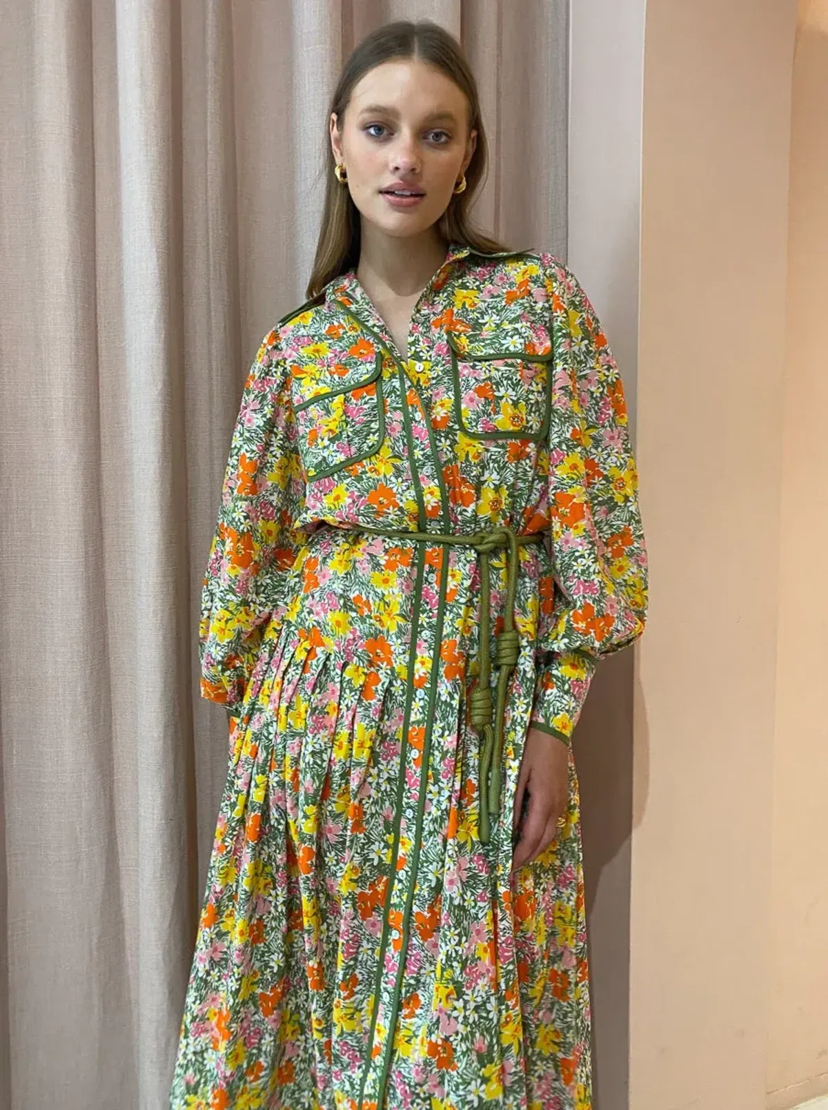 Alemais  Cabana Midi Shirtdress Print Size 12  - Image 2