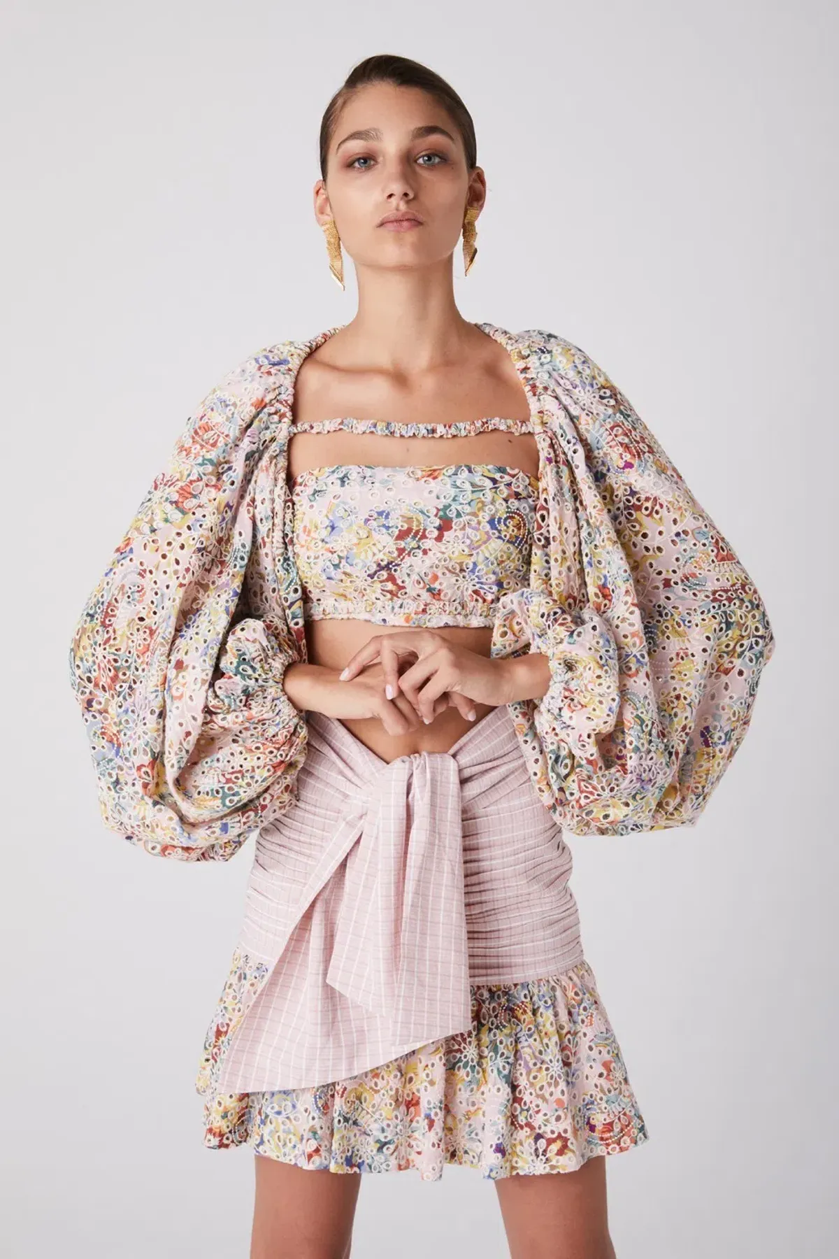 Atoir You Remind Me Crop & Unknown For Me Skirt Set Print Size 6 - Image 2