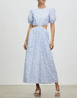 Faithful the Brand Alessandria Midi Dress Print Size 12 for rent on The Volte - image 2