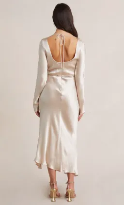 Bec & Bridge Moon Dance Long Sleeve Maxi Dress in Sand Size 6  for rent on The Volte - image 3