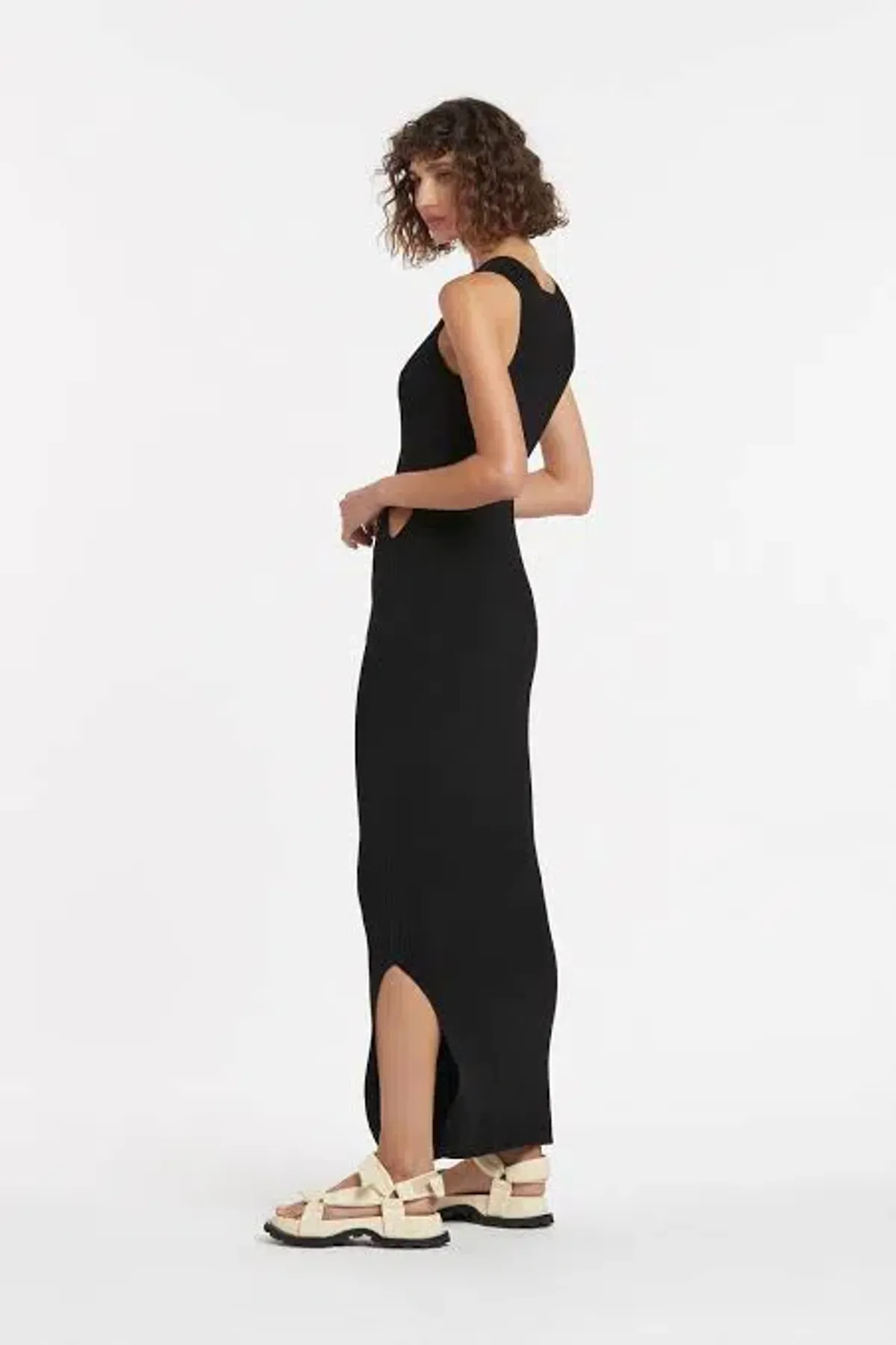 Sir the Label Kelvin Drapped Dress Black Size 1 / AU 8 - Image 2