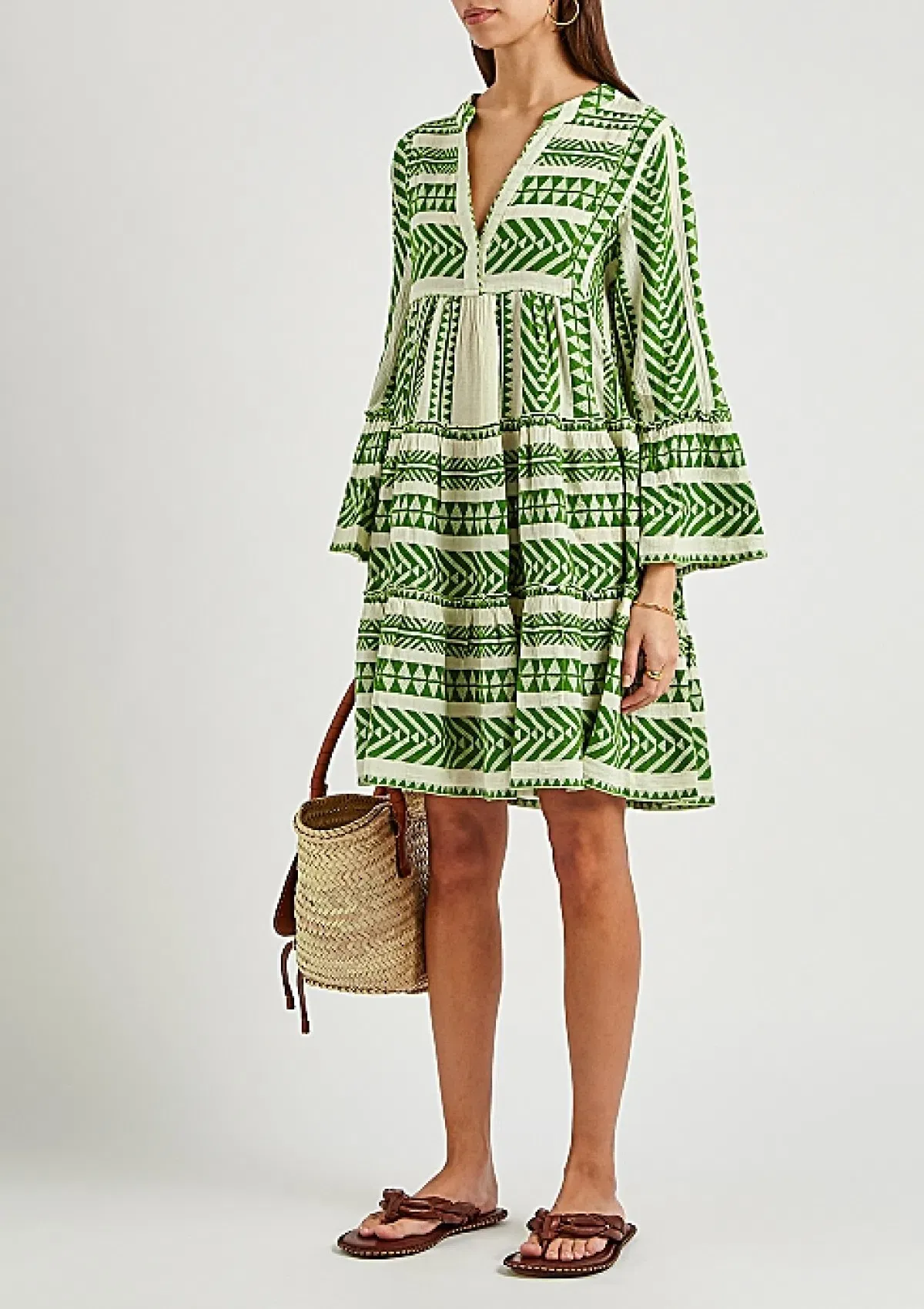 Devotion Twins Ella Dress Green Size 14 - Image 1