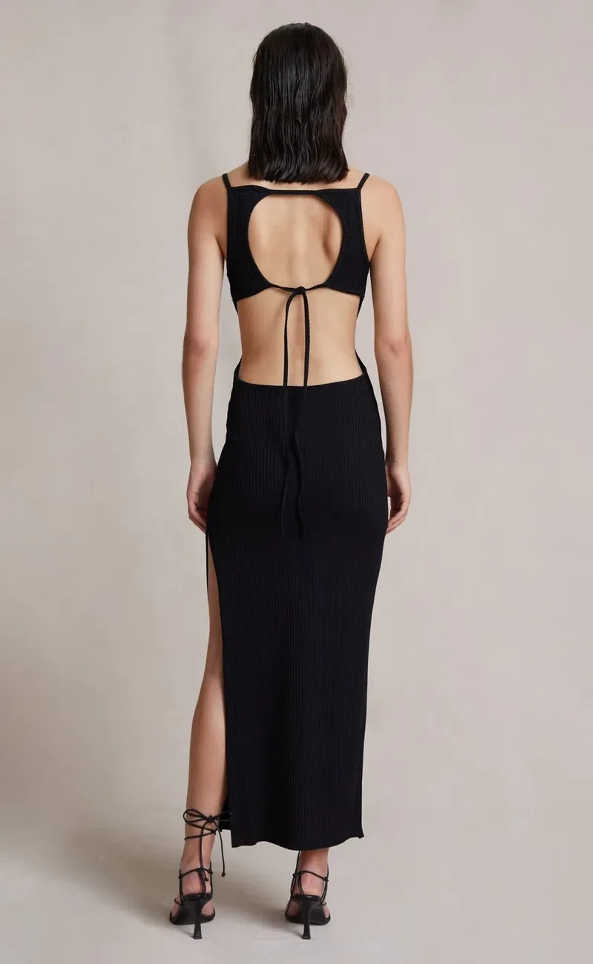 Bec & Bridge Zion Midi Dress in Black Size 10  - Image 2