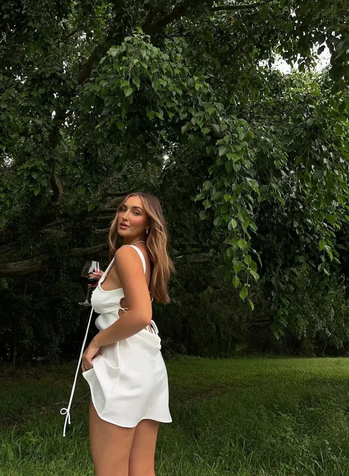 Arcina Ori Valentina Mini Dress Ivory Size 10  - Image 5