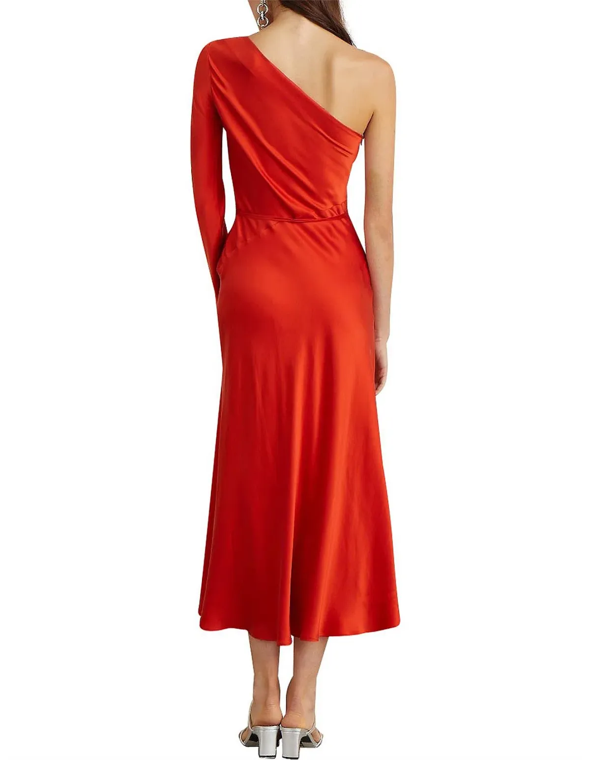 Bec and Bridge Classic One Shoulder Dress Red Size 10 - Image 2