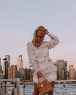 Spell Suki Mini Party Dress Cream Size M for rent on The Volte - image 2