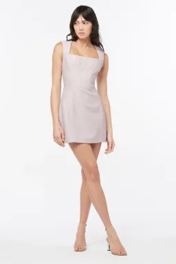 Manning Cartell Water Colour Mini Dress Lilac Tint Size 6 for rent on The Volte - image 1
