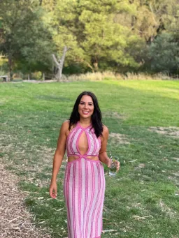 Suboo Beck Halter Cut Out Dress Pink Size XS for rent on The Volte - image 2