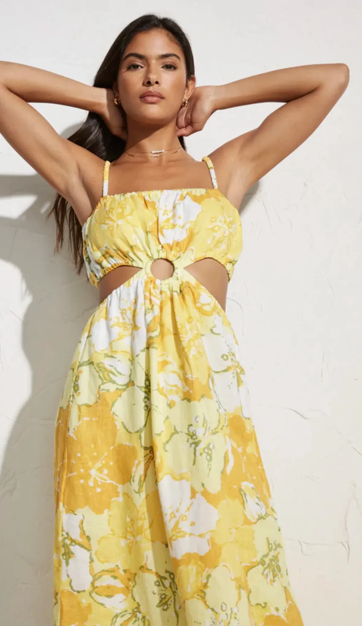 Faithfull the Brand El Rio Maxi Dress Loretta Floral Print Size 10  - Image 2