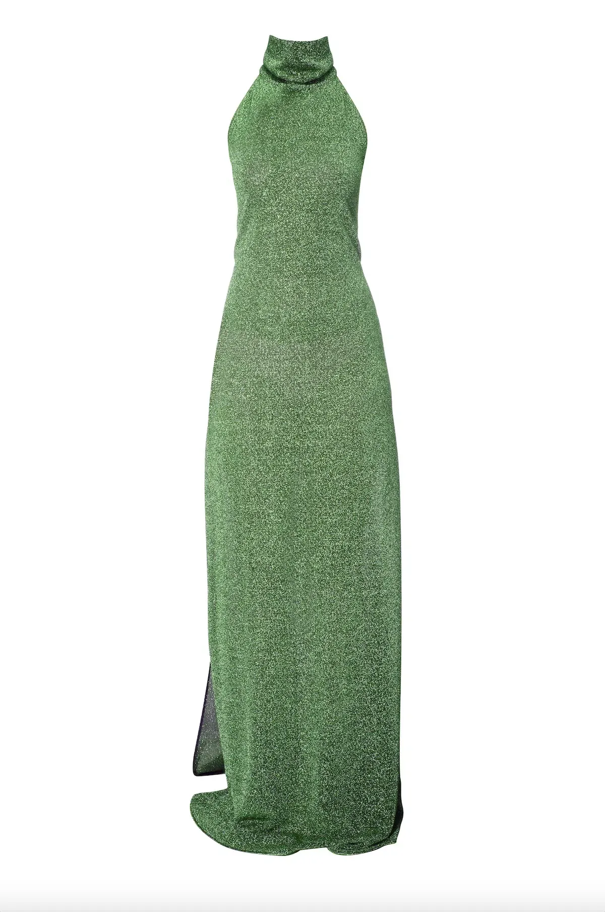 Oseree Lumiere Turtleneck Dress Green Size S - Image 3