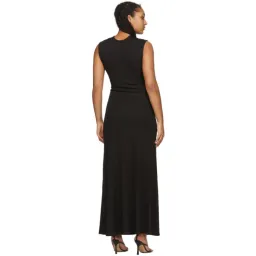 Christopher Esber Black Orbit Ruched Tank Dress Black Size 10 for rent on The Volte - image 2