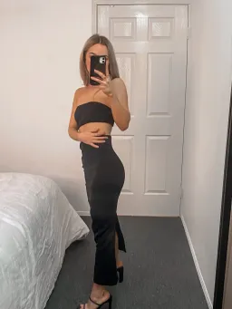 Meshki Diana Cut Out Black Maxi Dress Black Size 6 for rent on The Volte - image 5