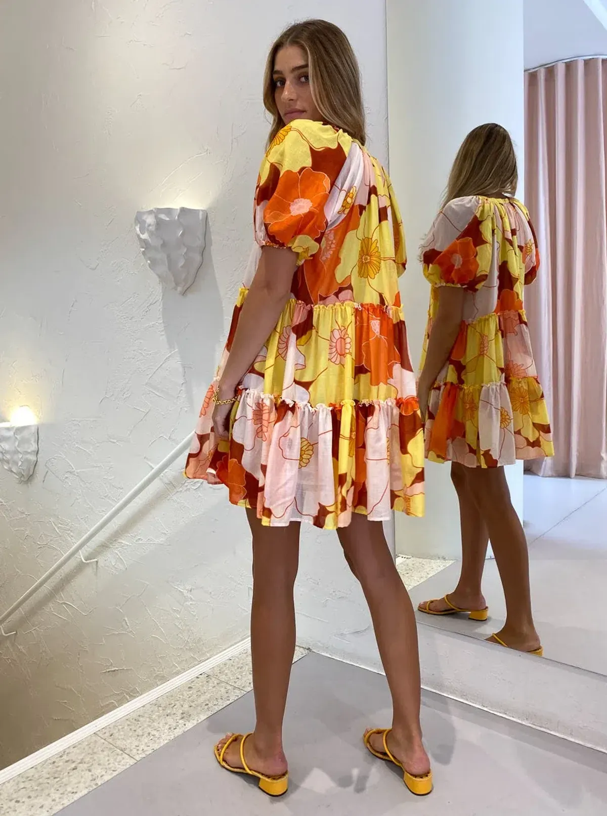 Steele Helio Dress Print Size XS  - Image 3